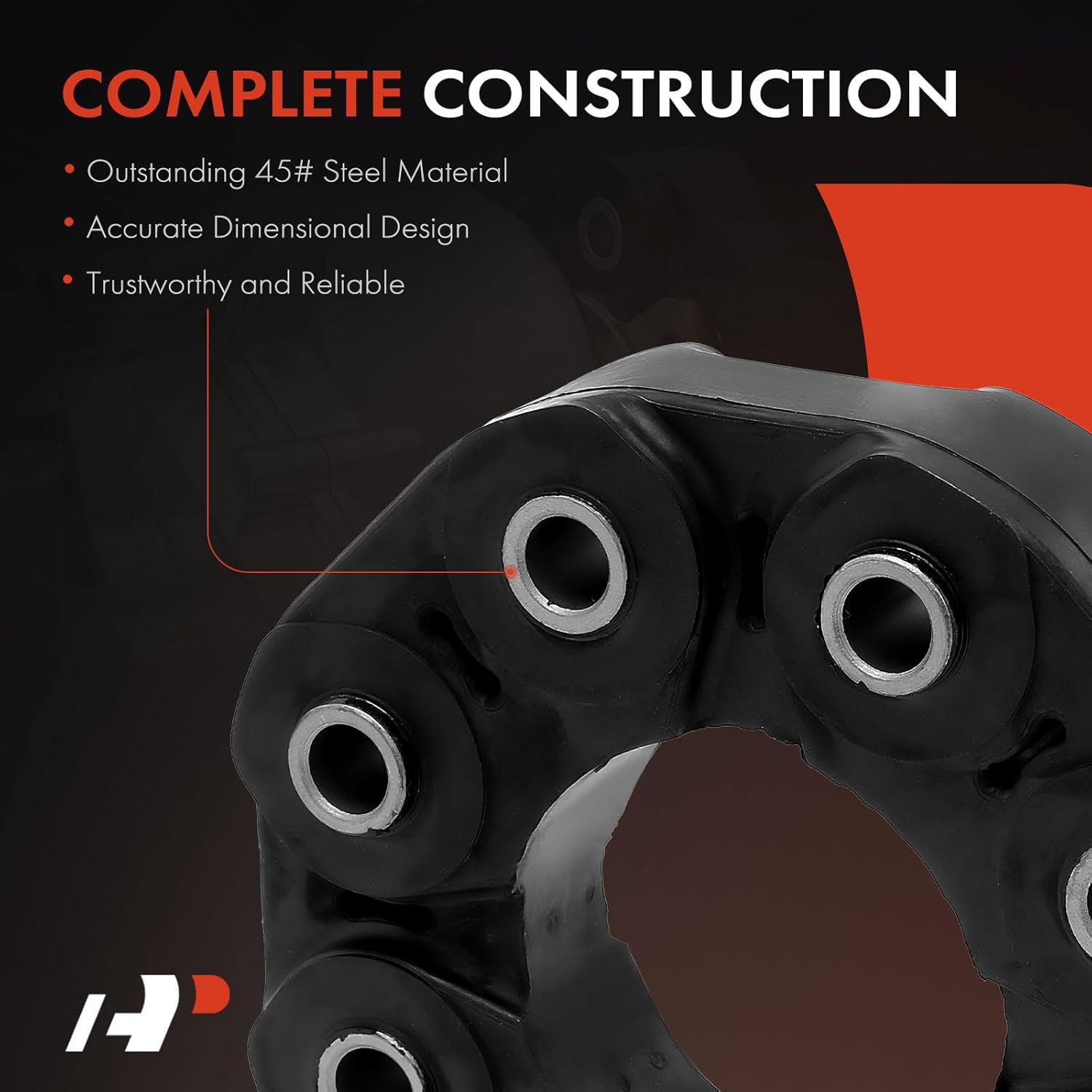 A-Premium Front or Rear Driveshaft Coupler Flex Joint Coupling Compatible with Mercedes-Benz E320, E55 AMG, E550, E63 AMG, S55 AMG, S600, S65 AMG, CLS55 AMG, CLS550, CLS63 AMG, CL55 AMG CL600 CL65 AMG