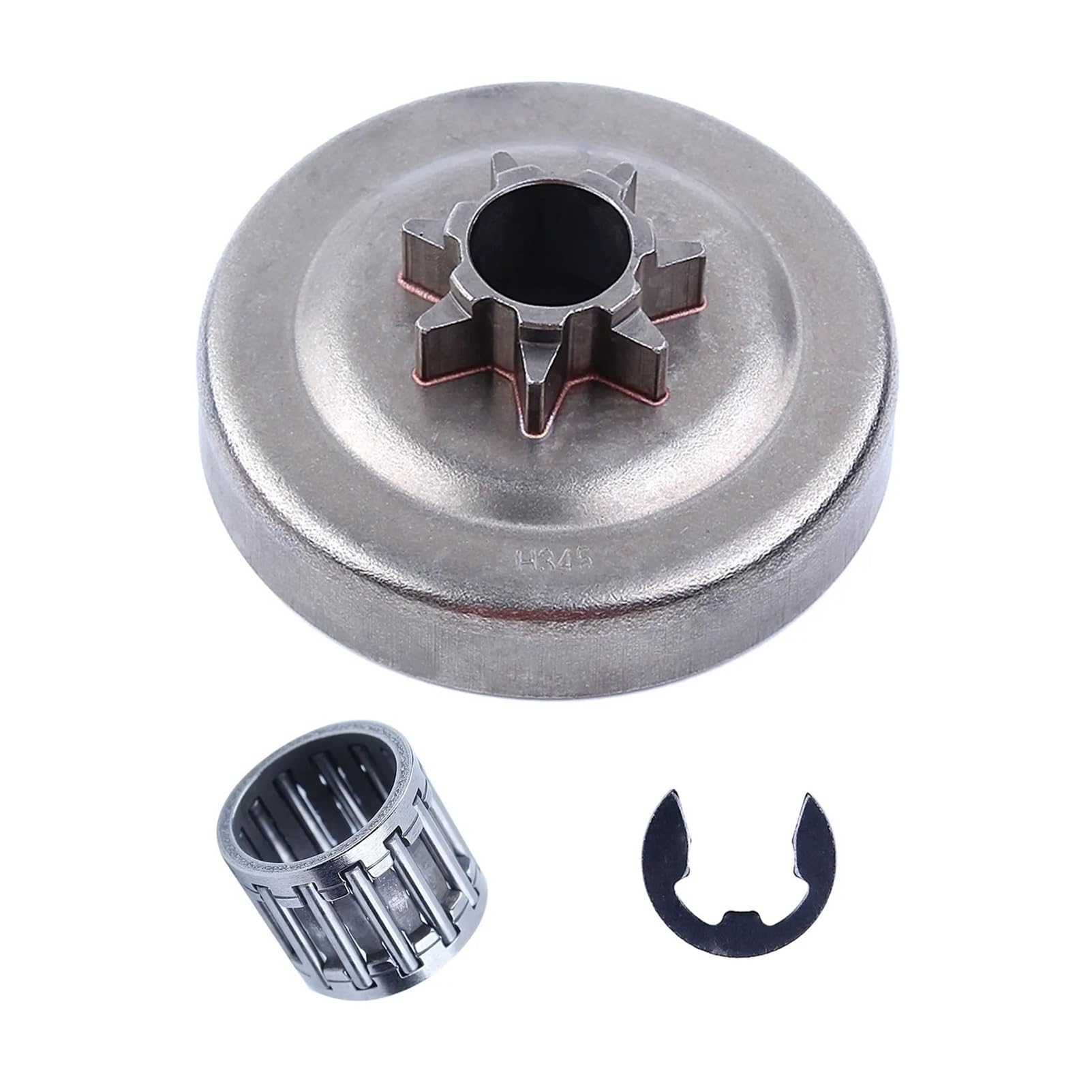 Anillo en E for cojinete de Agujas de Tambor de Embrague de 325" y 7 Dientes, Compatible con motosierras 340, 345, 350, 445 y 450, Repuesto 578097901