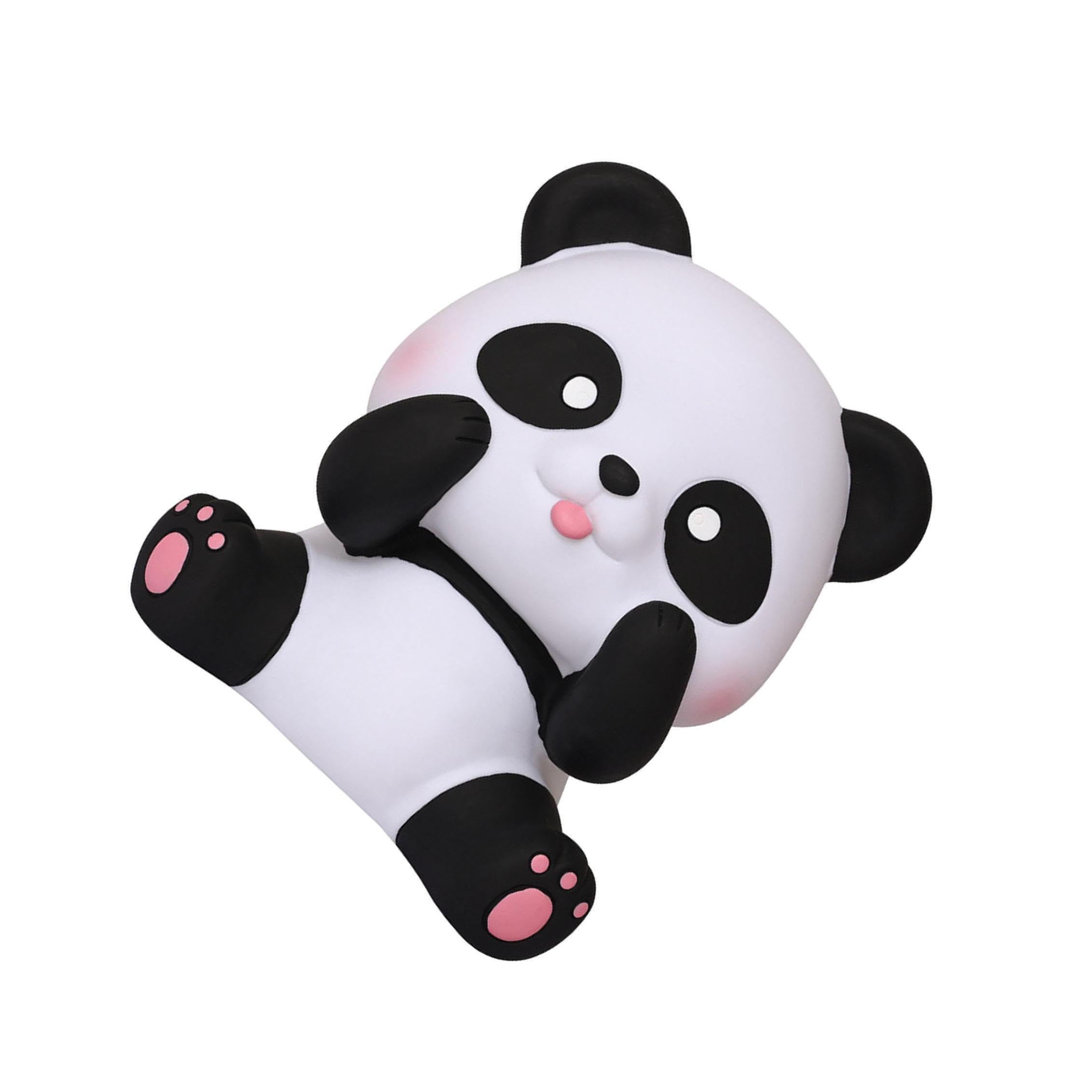Qixcxaz Joyful Piggy Bank Panda Saving Jar Unique Financial Tool To Encourage Savings And Family Interaction Panda Money Bank Can Cultivate Childrens Money, Style A