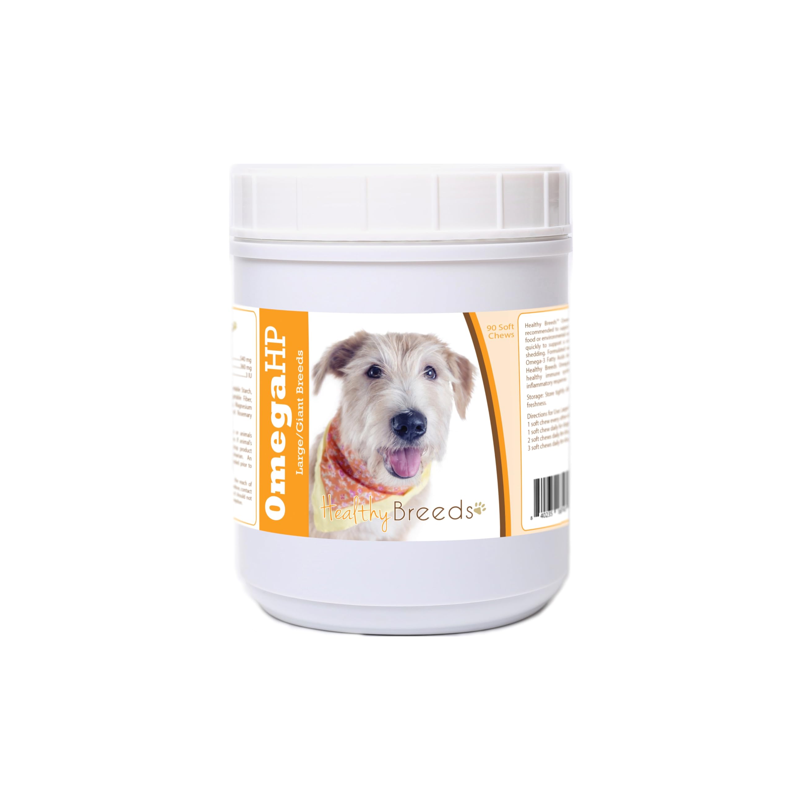 Healthy Breeds Glen of Imaal Terrier Omega HP Fatty Acid Skin and Coat Support Soft Chews 90 Count