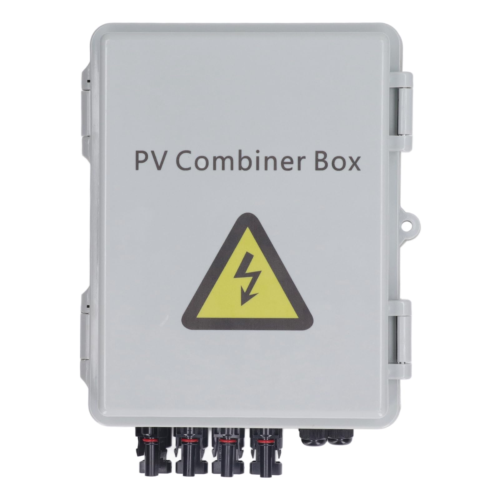 Pv Combiner Box Metall, Solar Combiner Box Für 4 Module 2 String 1000V Dc, Sicherungsautomat 32A - Überspannungsschutz, Trennschalter, Für Photovoltaik Anlage Und Fi GAK Anschlusskasten