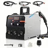 Máquina de Solda 3 em 1 MIG MMA TIG 250A 110V/220V com Display LCD - Soldadora Sem Gás, Inverter IGBT, Compacta e Econômica (220, Volts)