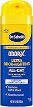 Dr. Scholl's ODOR-X ULTRA ODOR-FIGHTING POWDER SPRAY, 4.7 oz // Destroys Odors Instantly - All-Day Odor Protection - Freshens Feet & Shoes