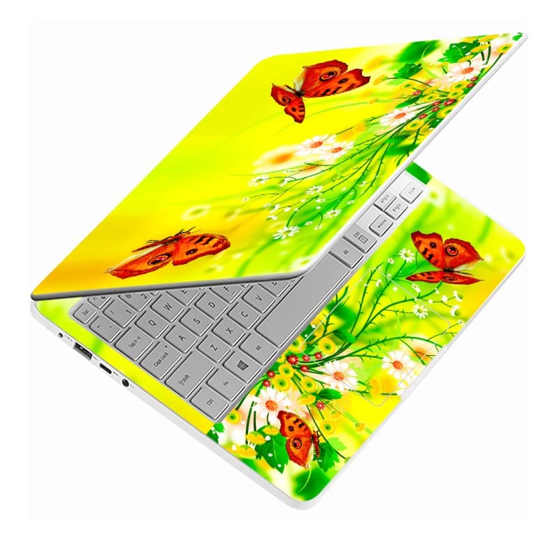 Glossy Designs Full Body Laptop Skin Upto 15.6 inch Sticker Compatible for Dell/HP/Lenovo/Acer/Sony All Laptop Size 14 to 15.6 Inch - Beautiful Butterfly (B09XJ8BFMT) Amazon Price History, Amazon Price Tracker