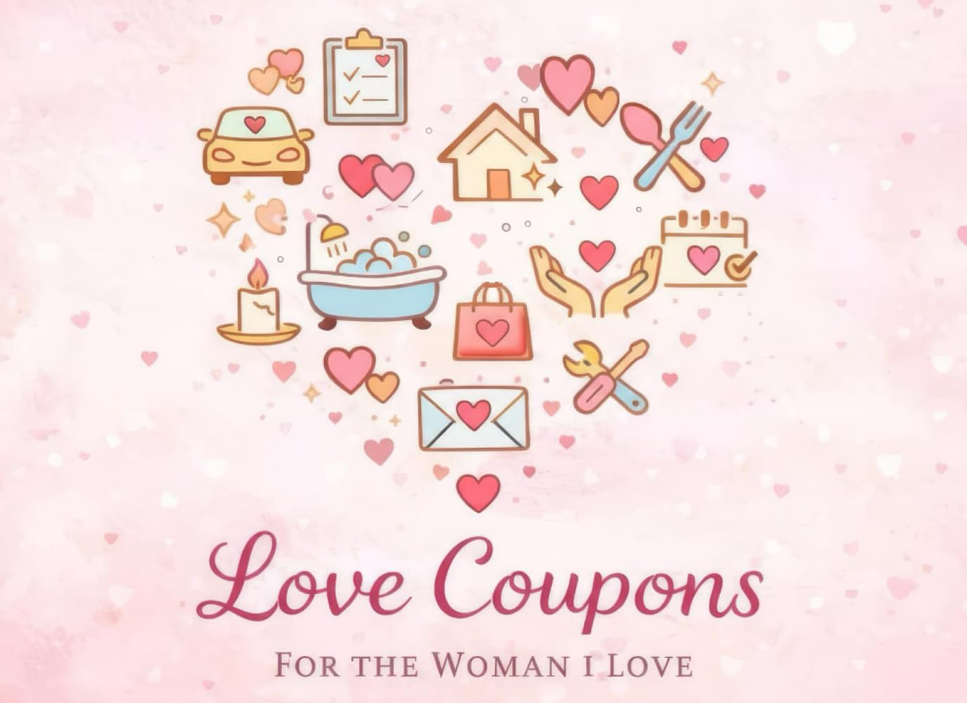 Love Coupons for the Woman I Love: Practical & Useful Love Coupons for her. Perfect Gift for any Occasion (Creative Coupons)