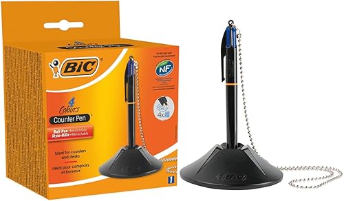 Bic Bolígrafo de 4 colores azul 1 caja