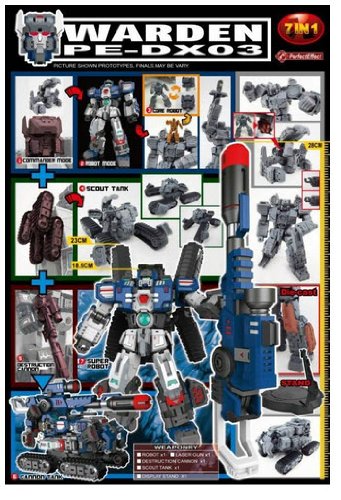 トランスフォーマー ウォーデンWARDEN PE-DX03 7-in-1 Amazon.co.jp: Perfect Effect PE-DX03 Warden ウォーデン