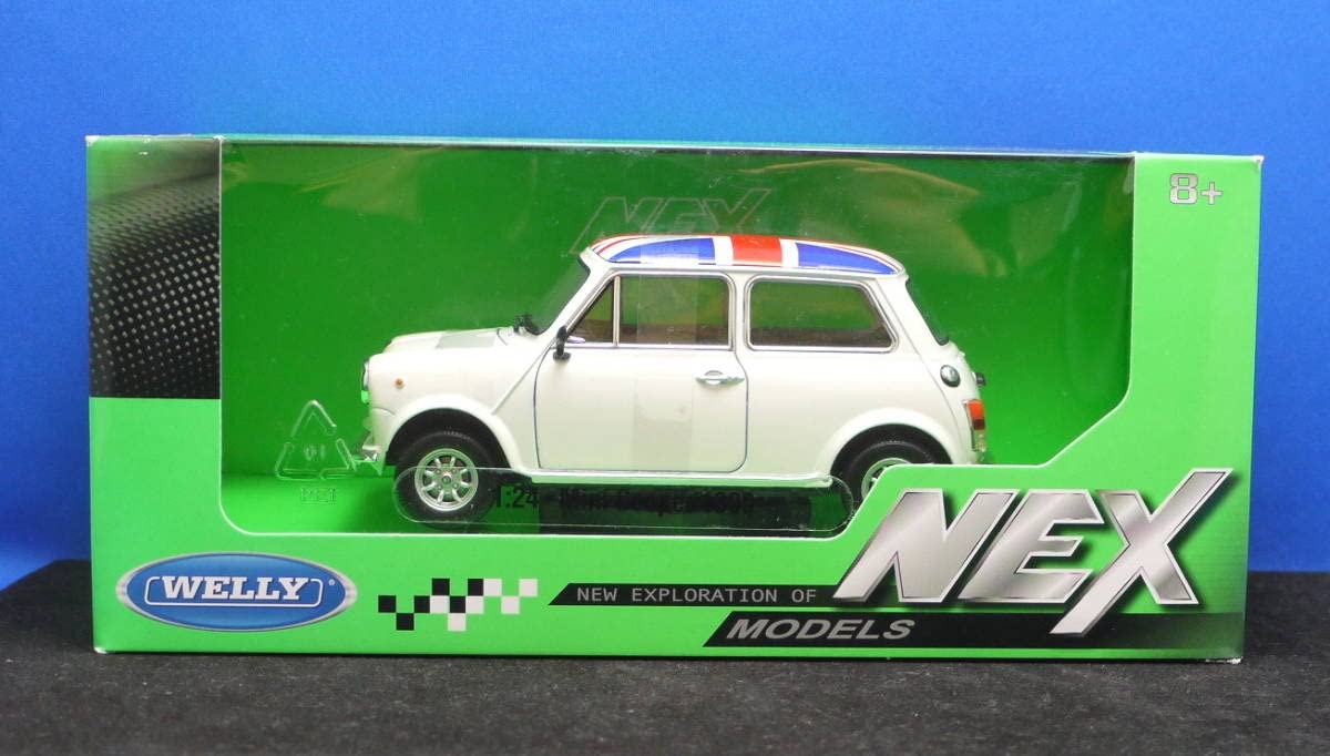 Amazon | 1/24 WELLY ミニクーパー 1300 (アイボリー/ユニオンジャック