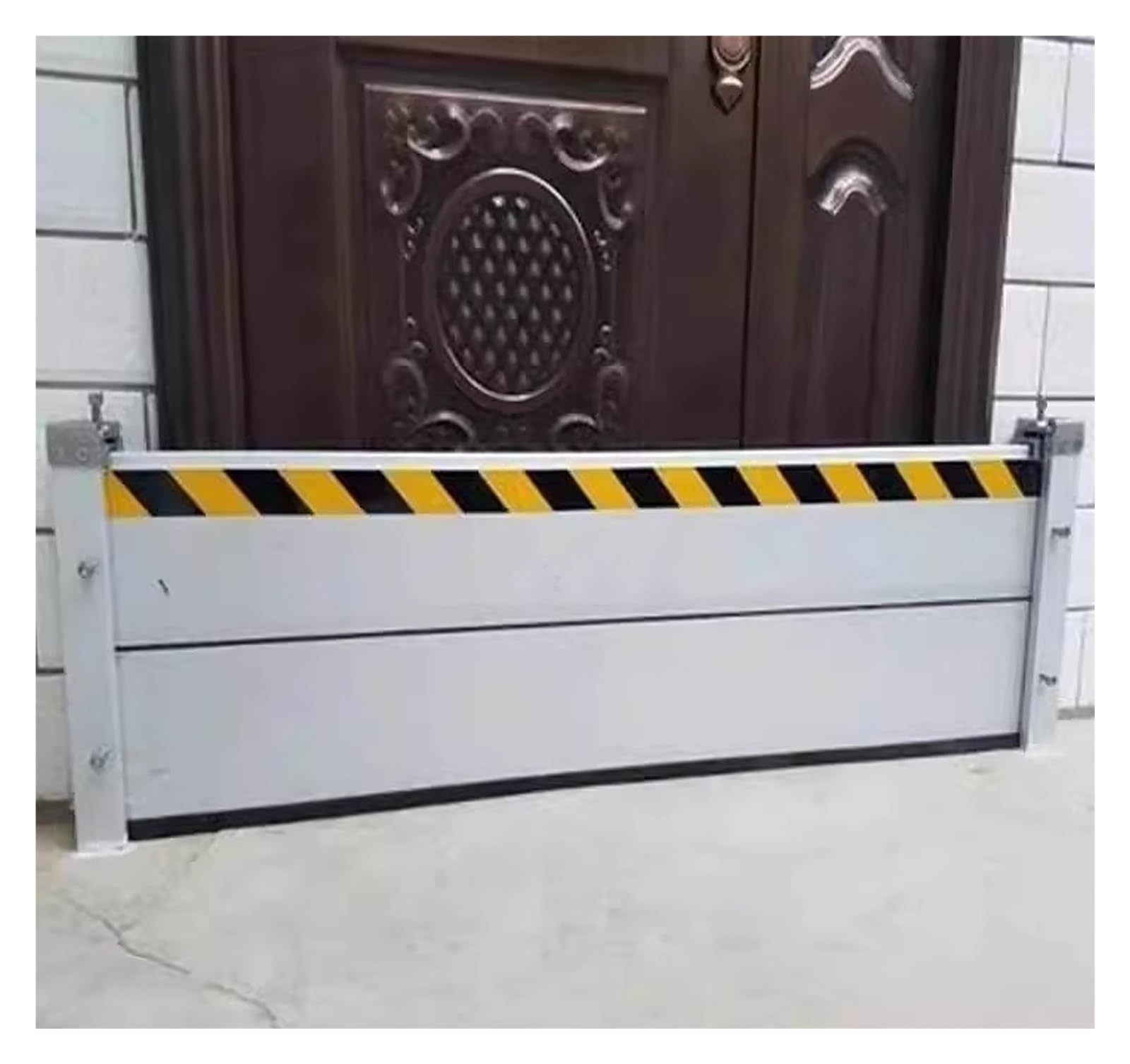 Barreras de protección contra inundaciones para Puertas de casa, Kit de umbral de Pared antiinundaciones de Aluminio de 80 cm, 60 cm y 40 cm de Alto, para Puertas/cochera/sótano, hogar Comer