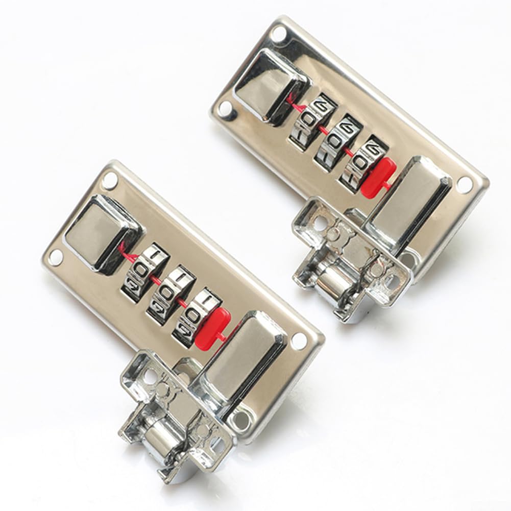 1Set Tool Box Hasp, Luggage Combination Lock, Suitcase Combination Lock - Image 4