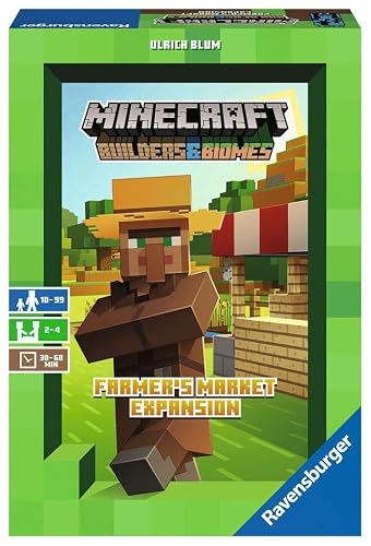 Ravensburger - Minecraft Farmer's Market, Juego de Mesa 10+, 2-4 Jugadores