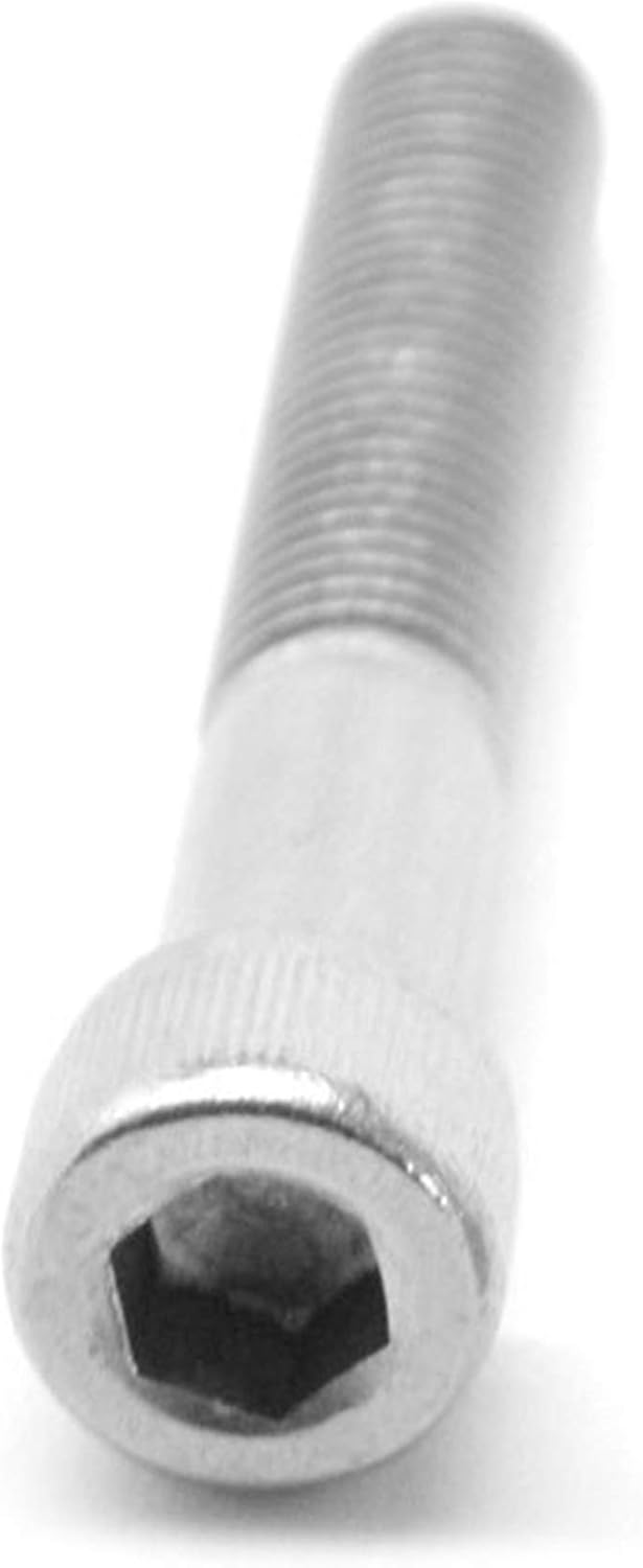 Screws Stainless Steel Crib Storage Boxes Nut Button Allen Socket Set for Nuts and Bolts Stainless Steel Screws Allen Socket Drive 5/16-18 X 4" (10 Pcs) Super-Deals-Shop