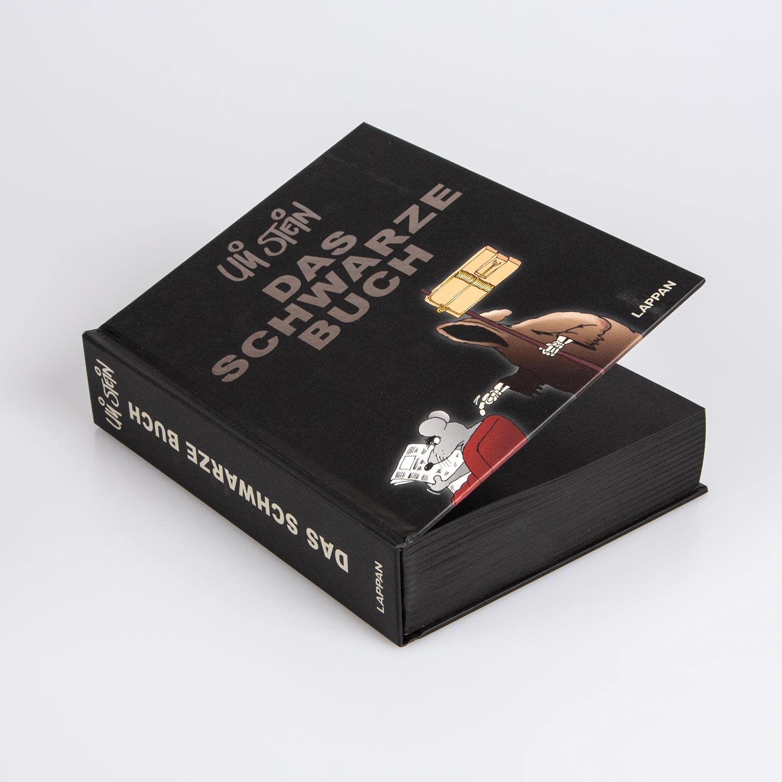 Uli Stein Gesamtausgabe: Das schwarze Buch: Satirisches Geschenkbuch für Erwachsene mit bitterbösen Cartoons und schwarzhumorigen Texten
