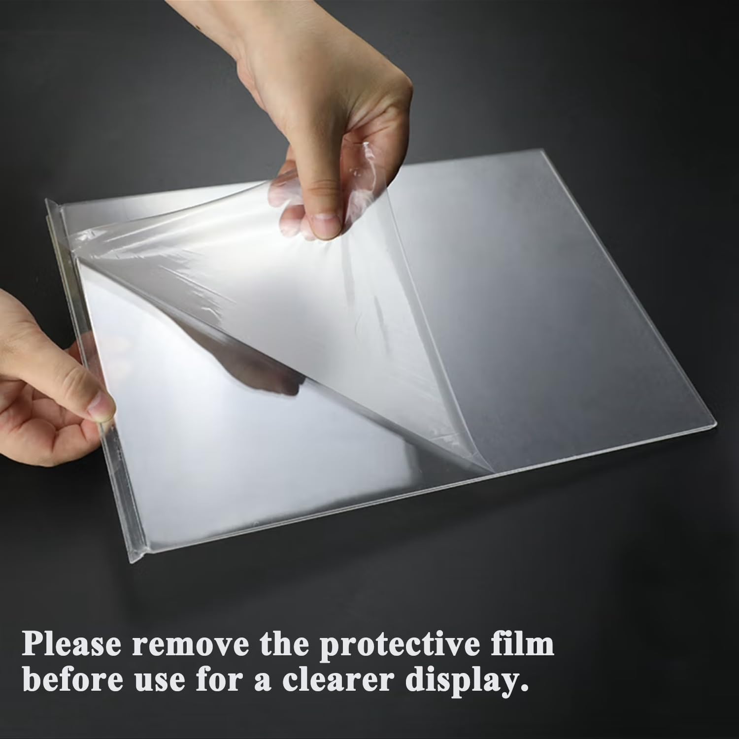A5 Acrylic Sign Holder, 4 Packs Table Menu Signs Holder, Vertical Clear Table Display Stand - Image 4