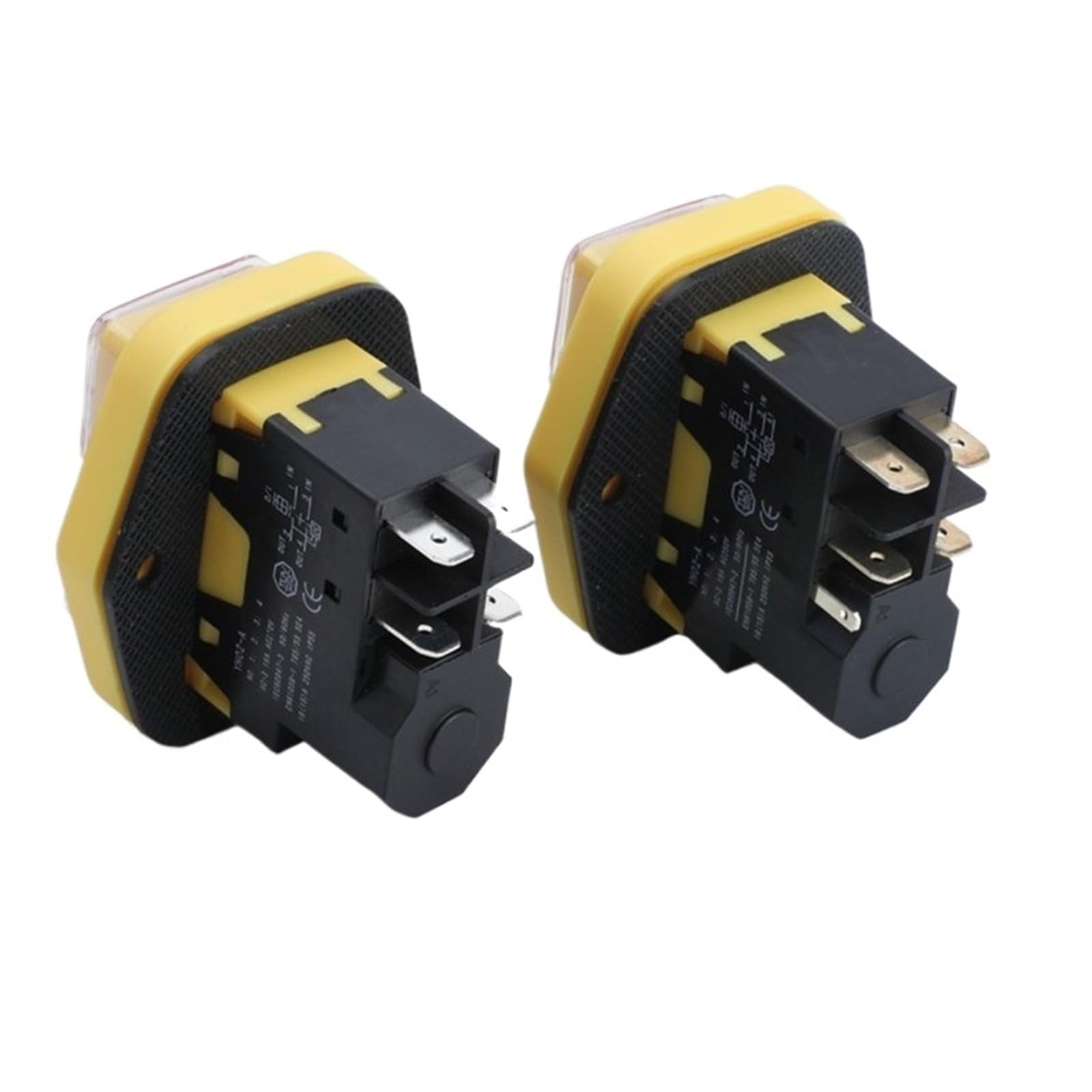 Interruptor electromagnético de arranque for herramientas eléctricas, 16 A, 250 V, 4 pines/5 pines, compatible con KJD17B.(4 Pins)