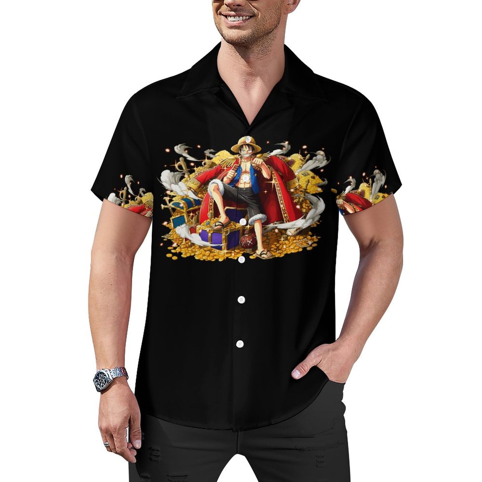 ワンピース　one piece アロハシャツ　mサイズ ワンピース one piece アロハシャツ mサイズ ONE PIECE ALOHA