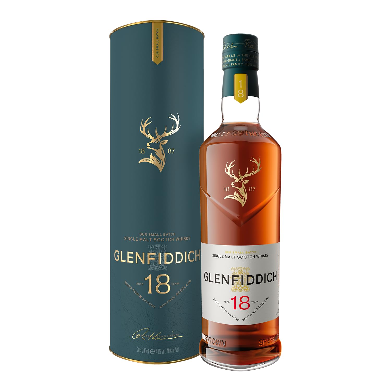 Glenfiddich 18 Years Small Batch 70cl Whisky product image
