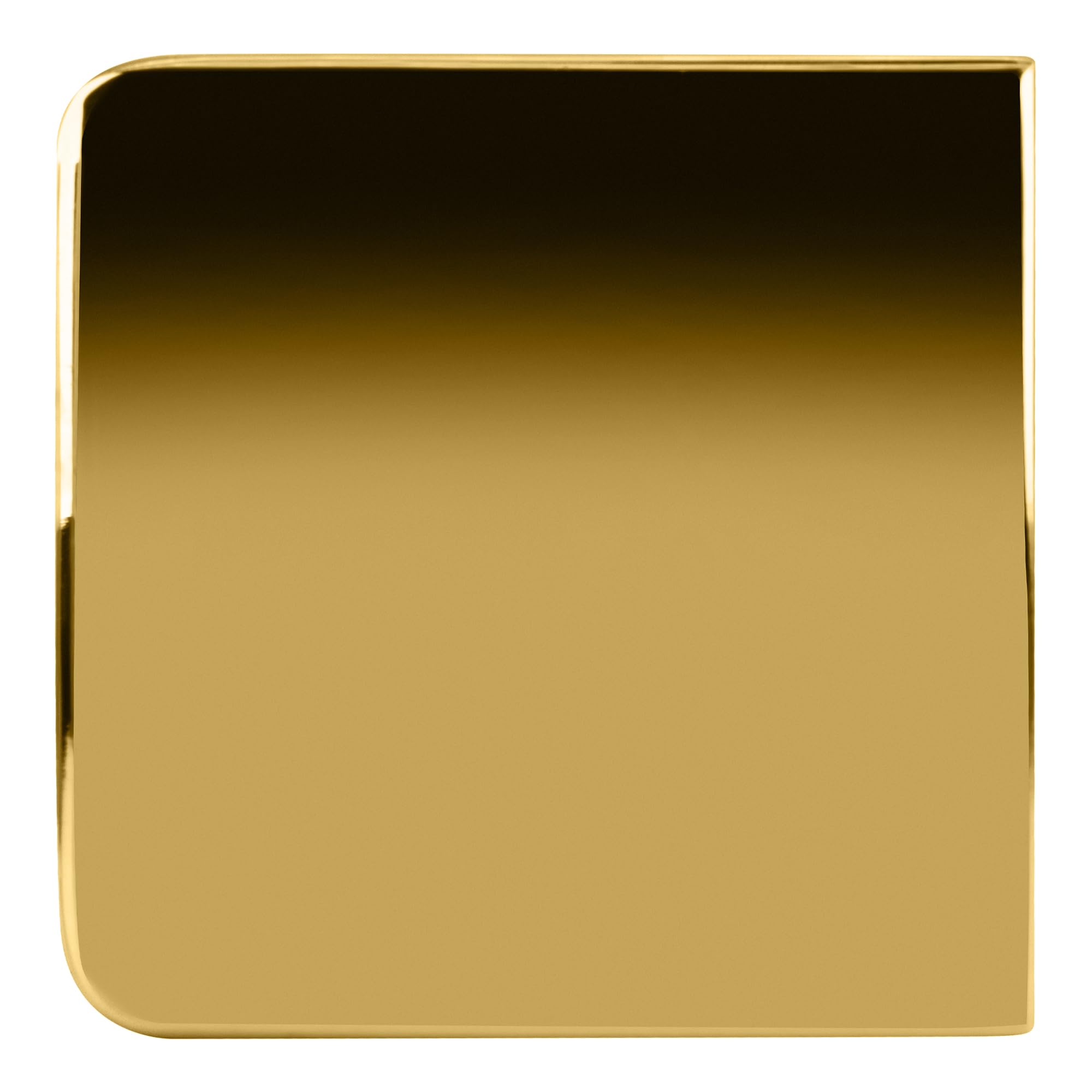 C.R. LAURENCE Z810BR CRL Brass Z-Series Square Type Flat Base Zinc Clamp for 3/8