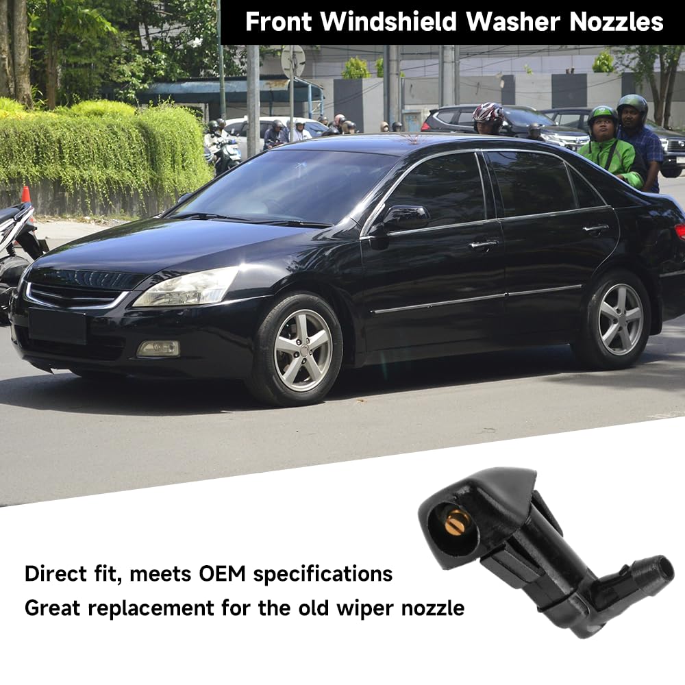 X AUTOHAUX 2pcs Windshield Washer Nozzle For CHRYSLER 200...