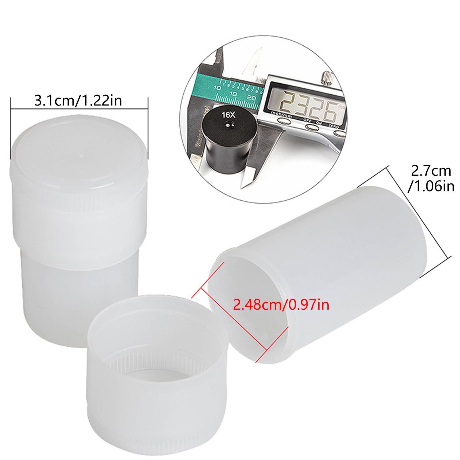 Boîte de protection pour oculaire de microscope - Rangement et transport