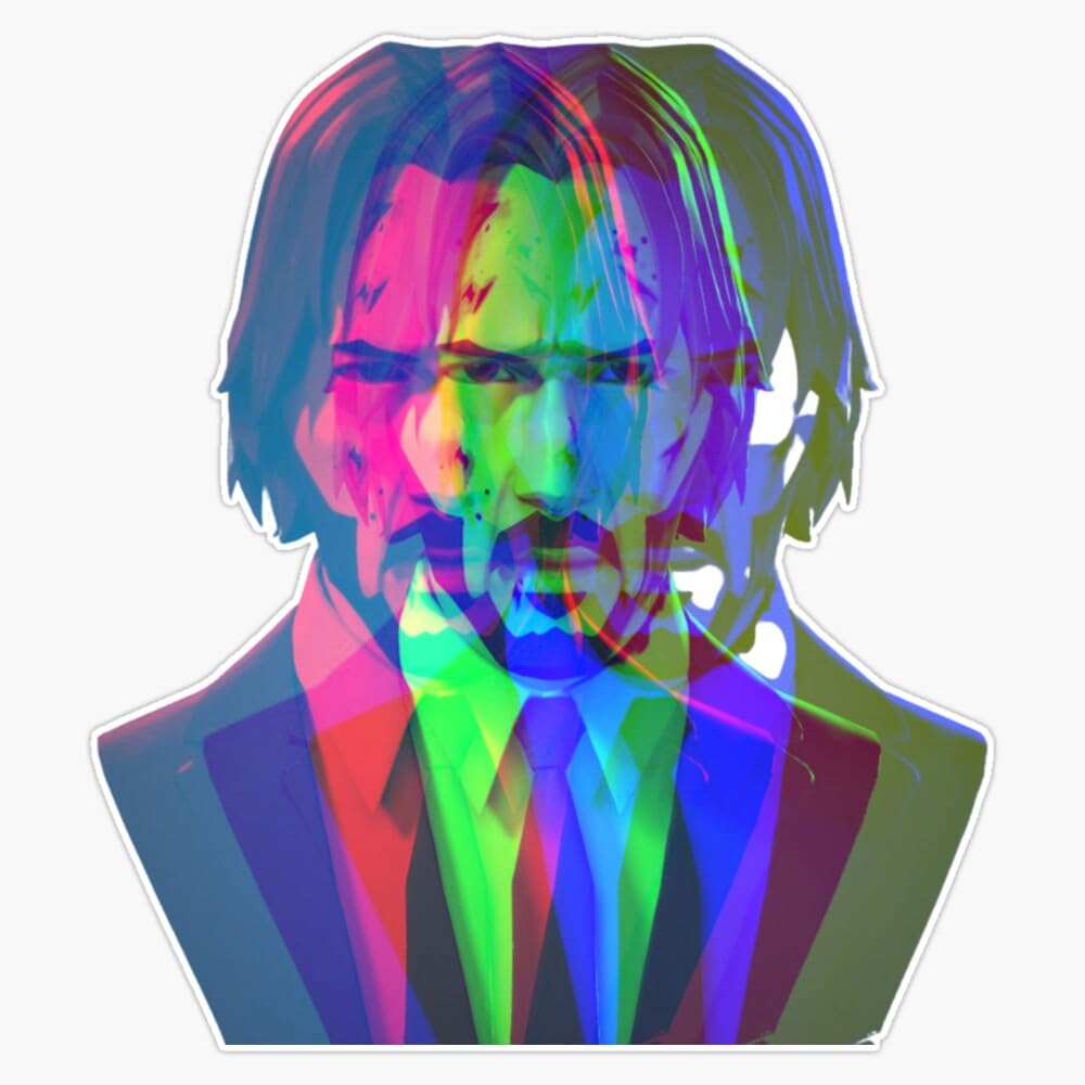 Hello My Name is Baba Yaga Name Tag John Wick Sticker Vinyl Waterproof Sticker Decal Car Laptop Wall Window Bumper Sticker 5"