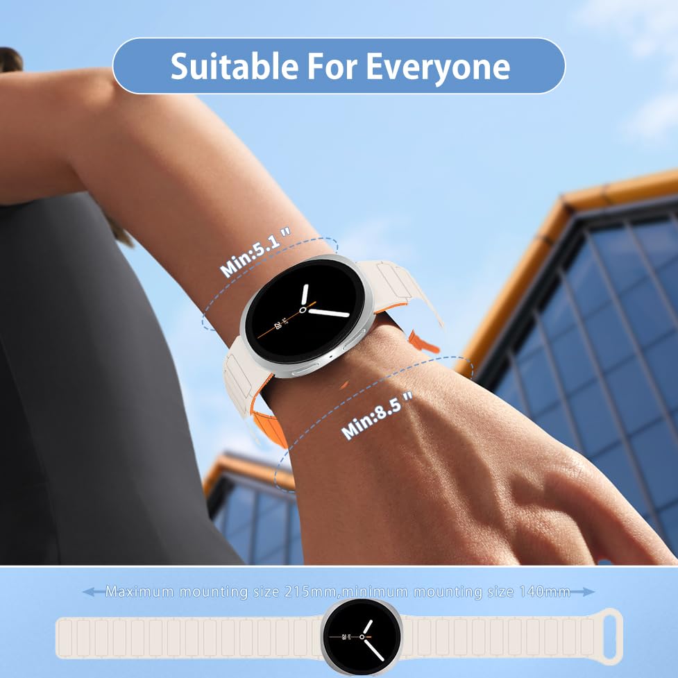 Correa de silicona suave para Galaxy Watch 8 miniatura 6