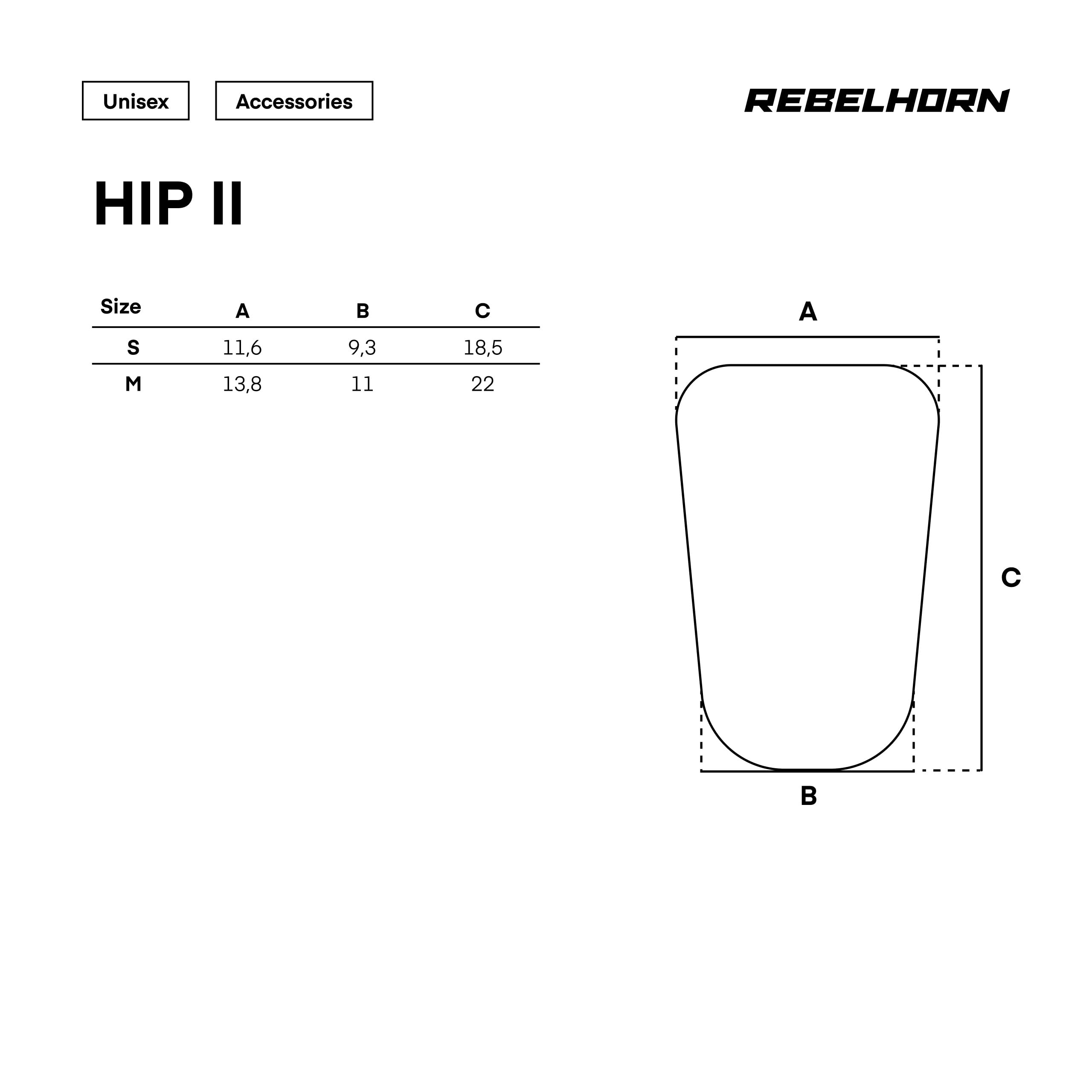REBELHORN Hip II Motorrad Beintasche Beinbeutel Hüfttasche | Textil | Automatische Reißverschlüsse | Wasserfest | Neopren Telefonfach | Silikon Griffsystem | Reflektierende Einsätze | Größe S