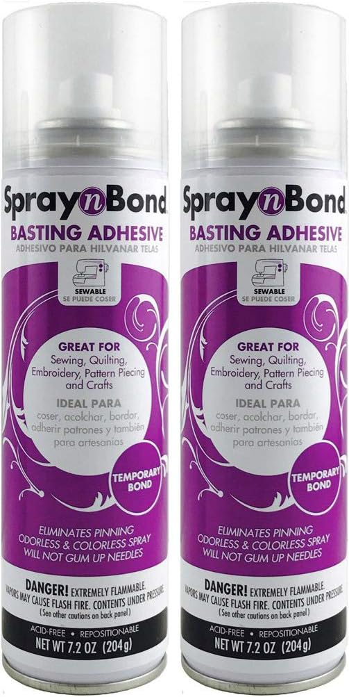 Therm O  Spray N Bond Quilt Basting Adhesive Spray, 7.2 OZ (204g