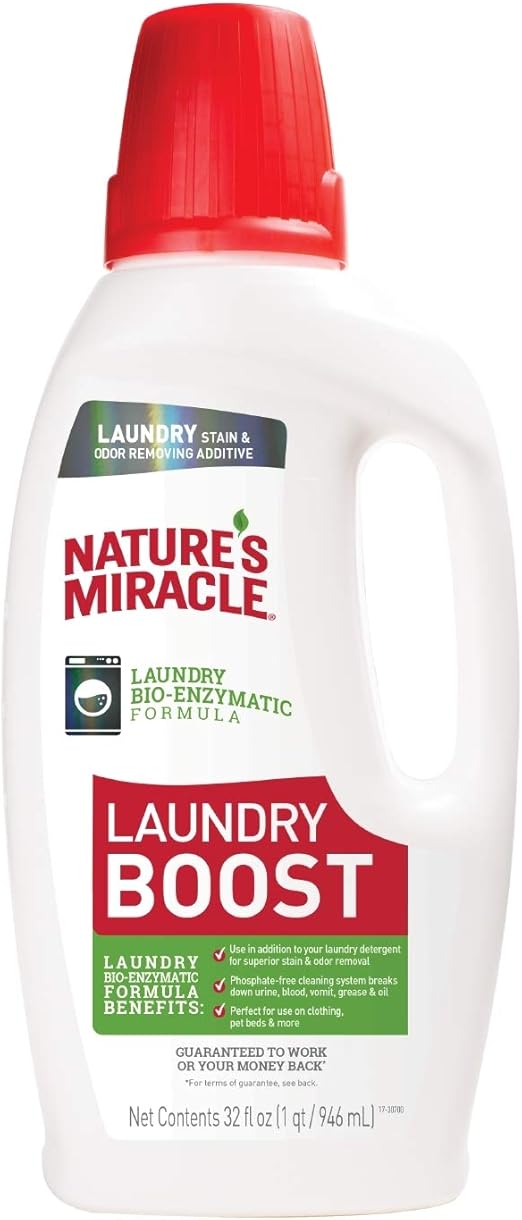 Nature’s Miracle Laundry Boost 32 fl oz, Laundry Bio