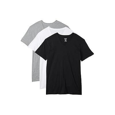 2(X)IST 3 Pack ESSENTIAL Jersey V Neck T Shirt Men