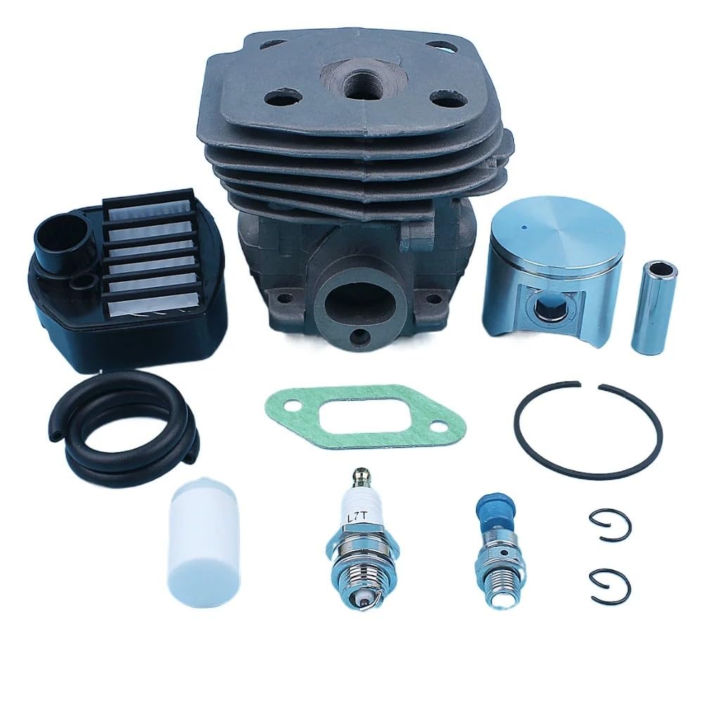 Kit de línea de Gas de Filtro de Combustible y Aire de pistón de Cilindro de 47mm for Motosierra CS 2159 CS 2156 CS2159 CS2156 EPA