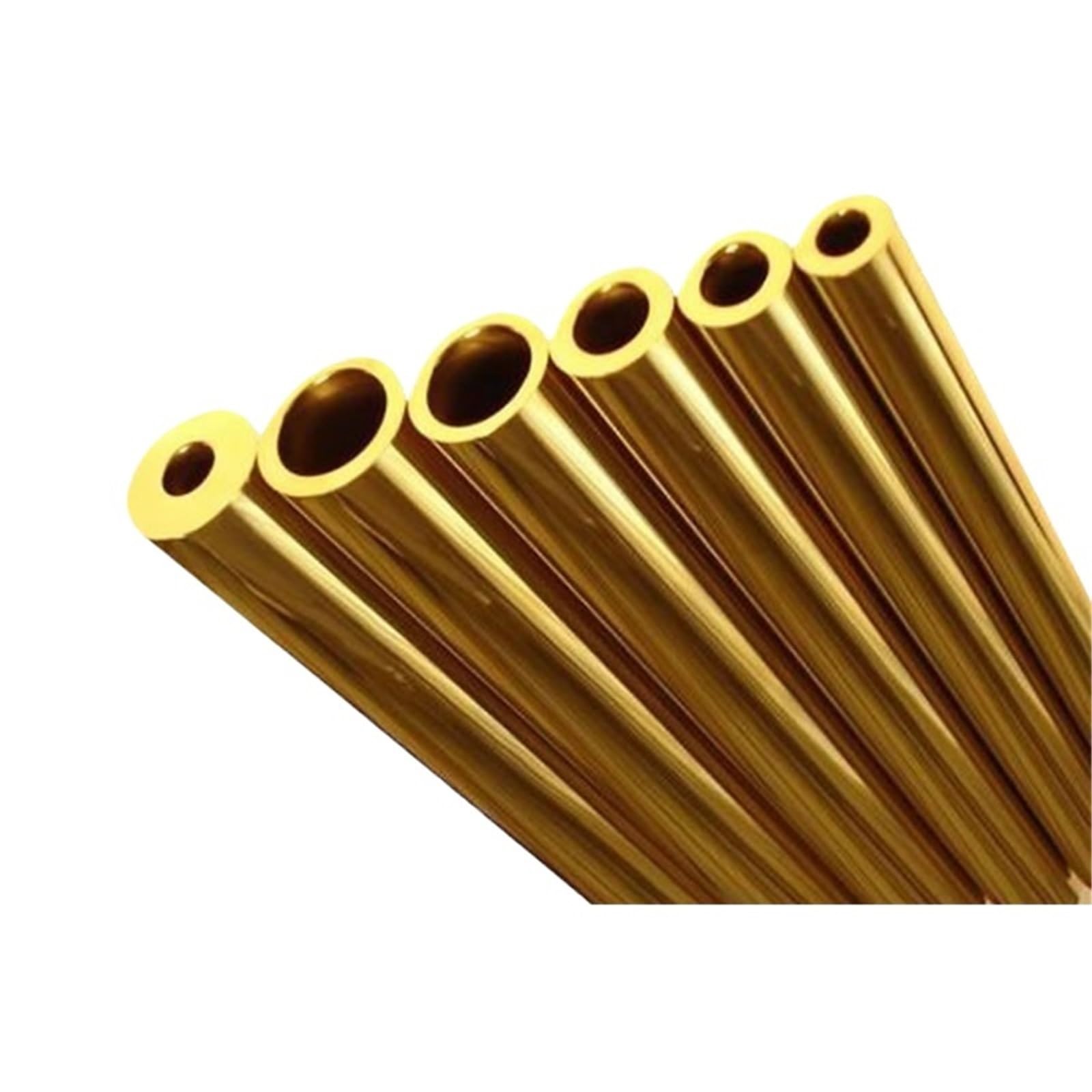 Fvdzrfie 245Mm Round Copper Tube Brass Tube Outer Diameter 26Mm 27Mm 28Mm 29Mm 30Mm Thick Wall Hard Straight Brass Pipe(,30X1mm)