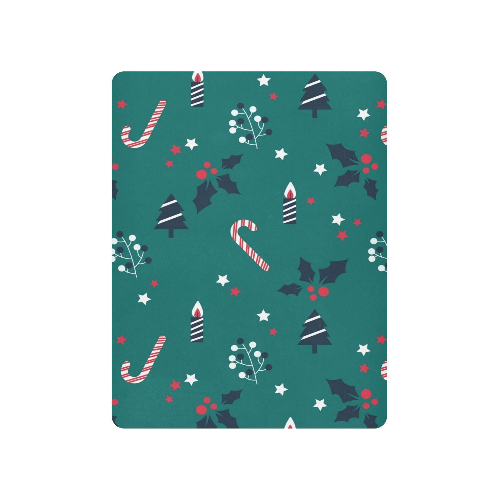 Moudou Christmas Branches Playard Sheet for Boy Girls, Soft Breathable Fitted Toddler Sheet for Standard Playard Bed Mattress, 39 x 27 x 5 Inch