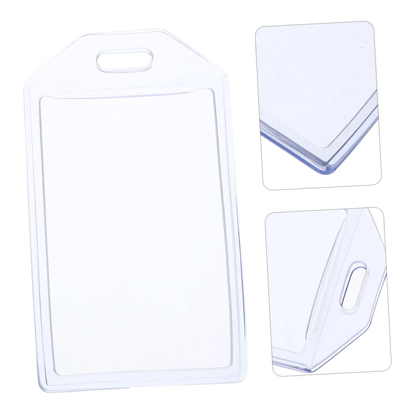 LALAFINA 10 Porta Etichette Per Bagagli in Pvc Resistente, Porta Etichette Identificative Per Valigie, Porta Biglietti Da Visita Trasparenti, Porta Etichette Da Crociera Per Viaggi
