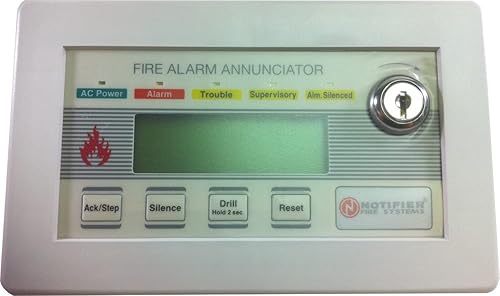 Notifier FDU-80 - Anunciador de pantalla de personajes de alarma contra incendios