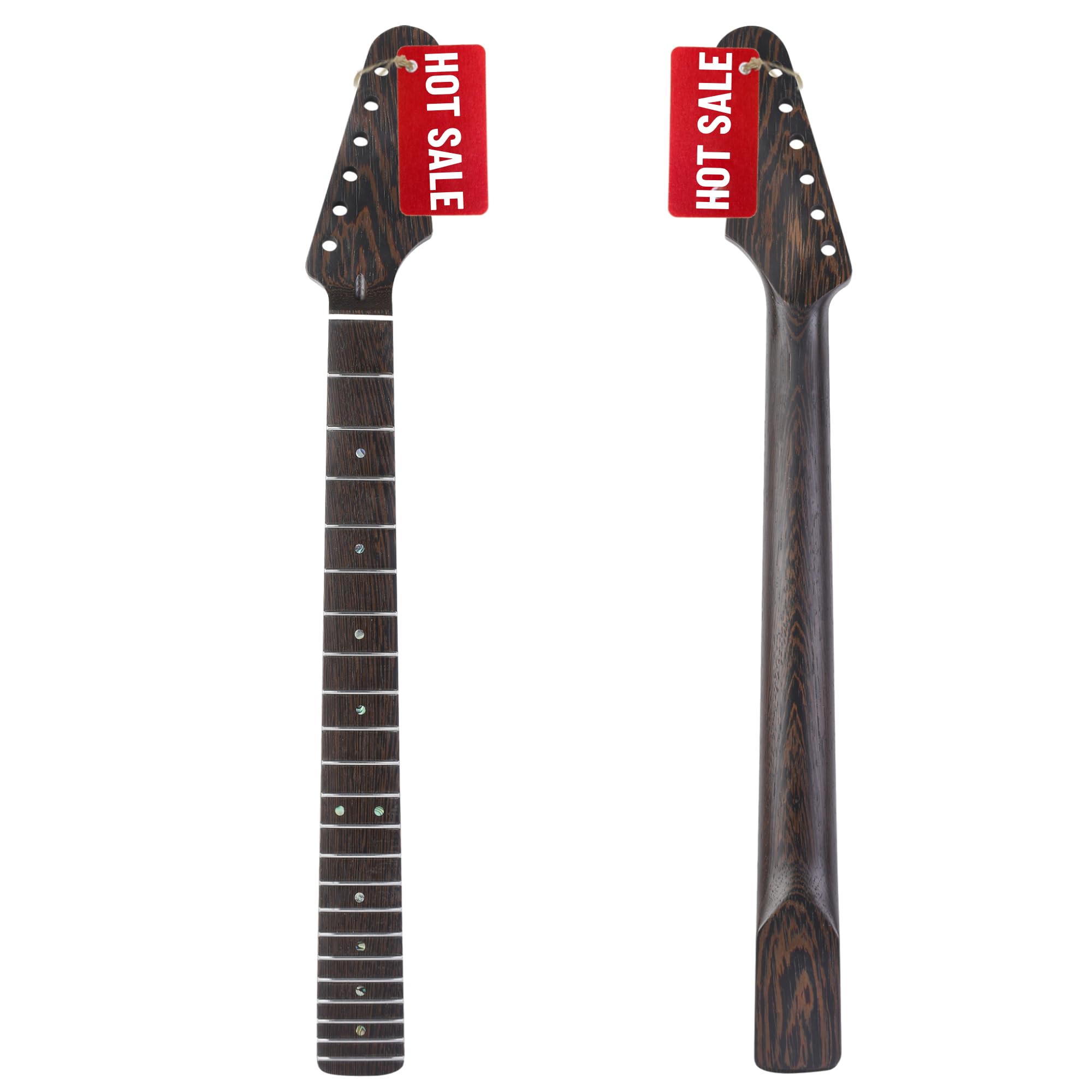 Amazon.com: Amuic Electric Guitar Neck, 22 Frets Wenge Neck with