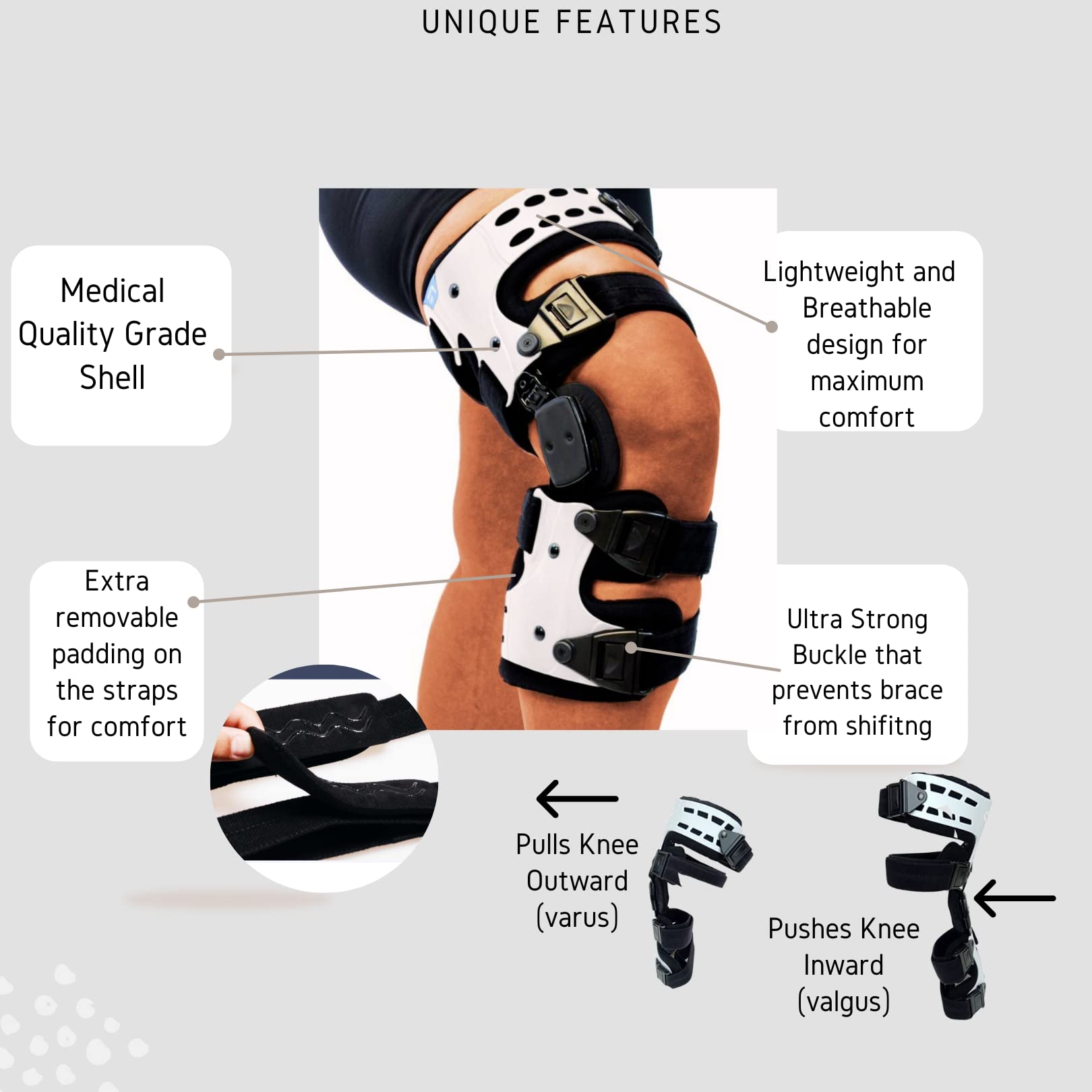 Buy OA Unloader Knee Brace Support for Osteoarthritis, Bone on Bone