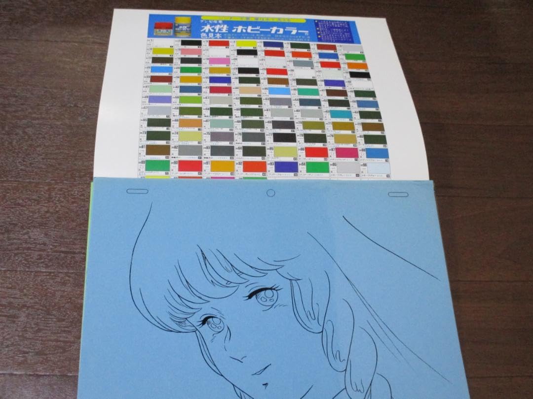 Amazon.co.jp: セル画 超時空要塞マクロス 色指定見本 セル画5枚セット