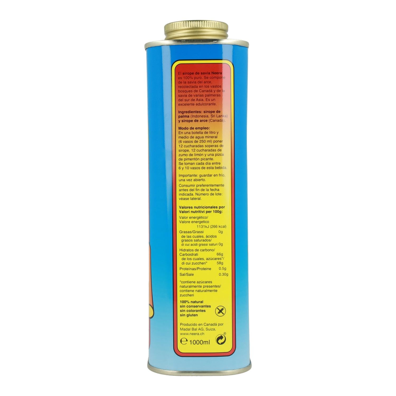 Madal Bal Sirope de Savia Neera- 500 ml