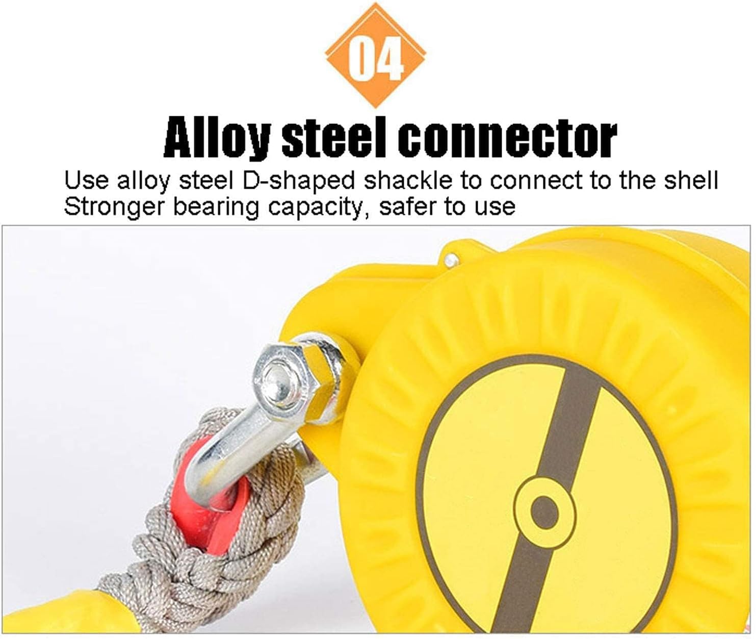Retractable Lifeline - Fall Arrest Protection for Construction - Load150kg - Self Retracting Lifeline with Shock Absorbing Lanyard Cable - Inertia Reel Roofing Equipment, Safety Harness(Size:15m)(10m)