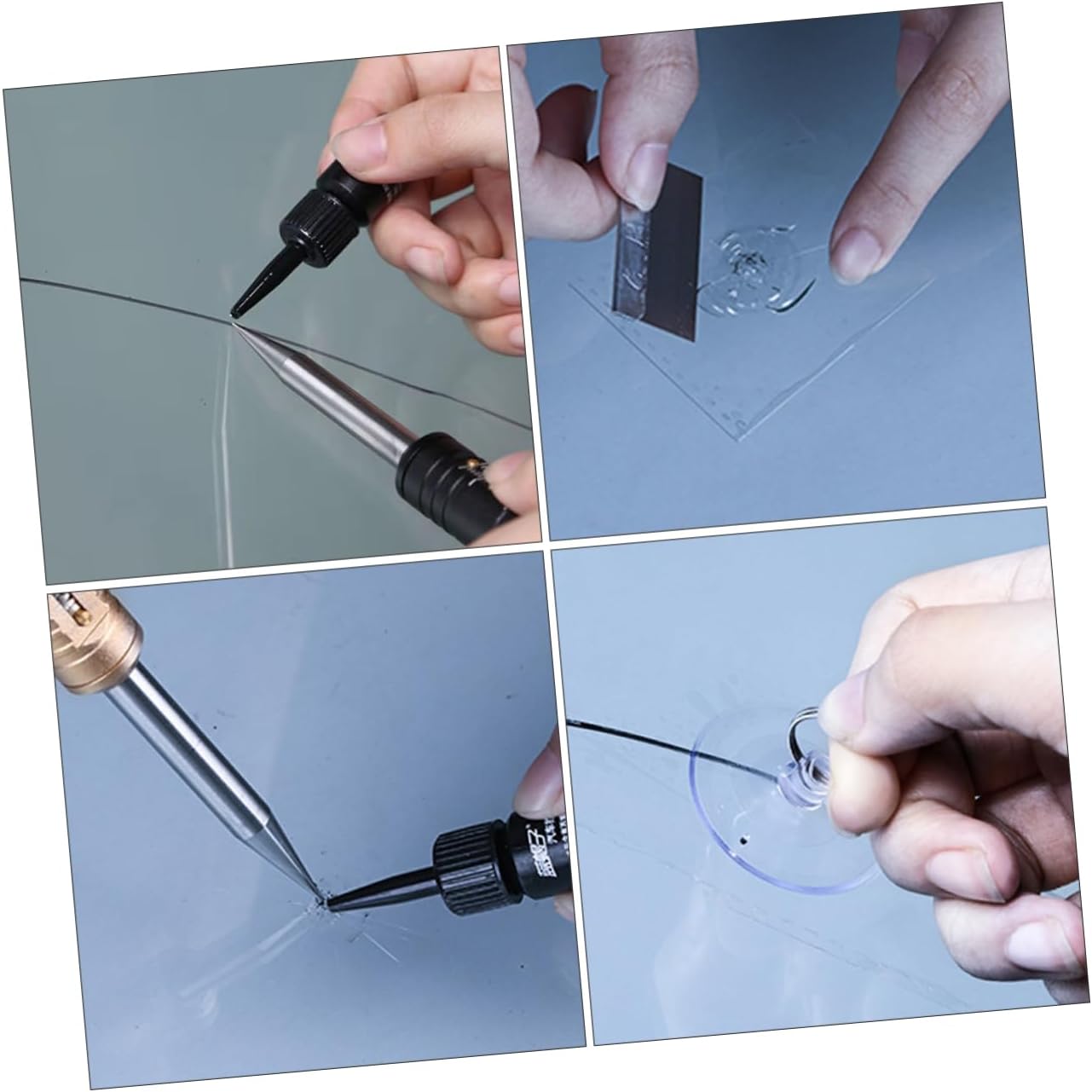 Professional Windshield Crack Repair Windscreen Repair Tool Kit for Quick Easy Maintenance