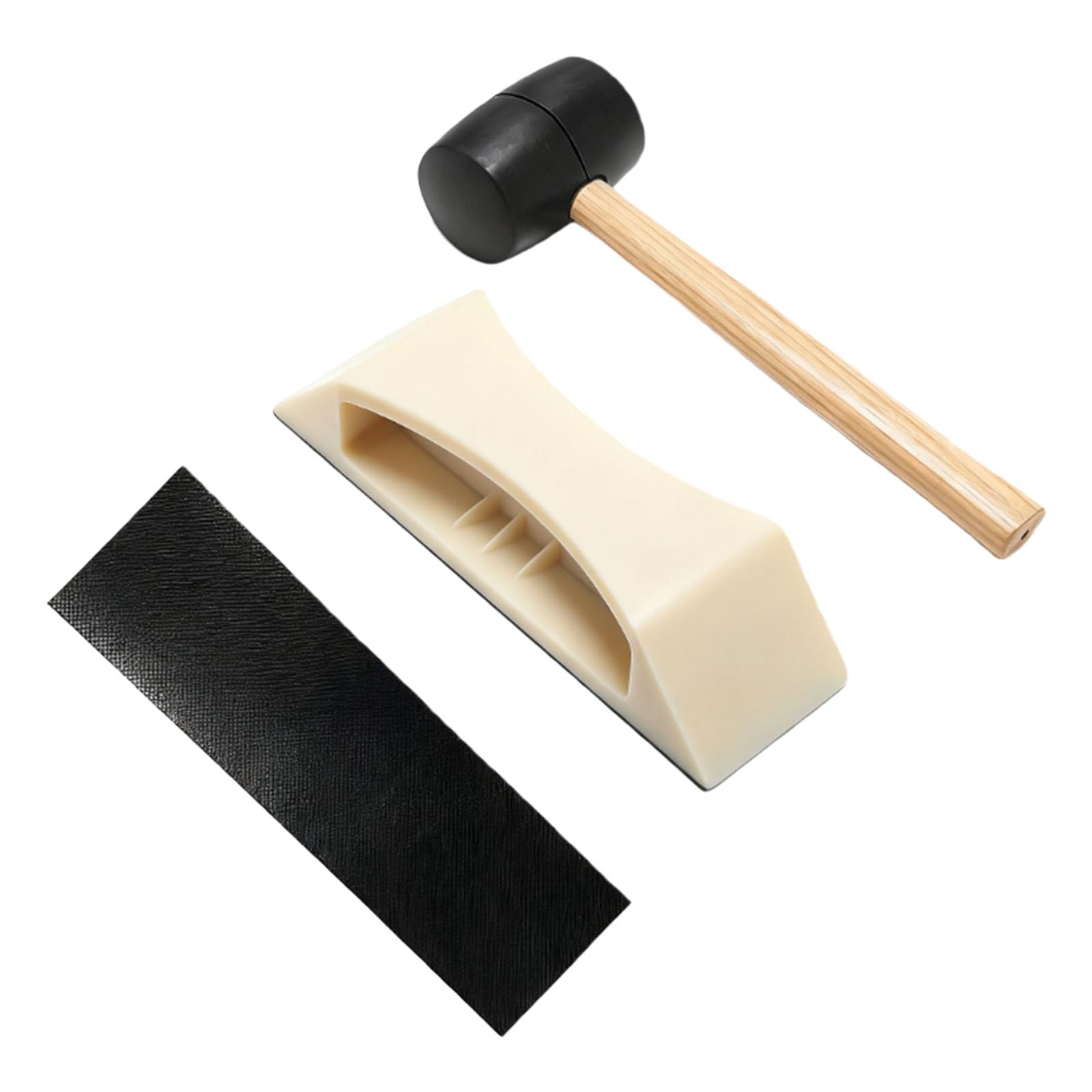 Herramienta ligera de bloque de roscado para suelos de madera laminada, construcción de nailon, mango ergonómico para vinilos para laminados