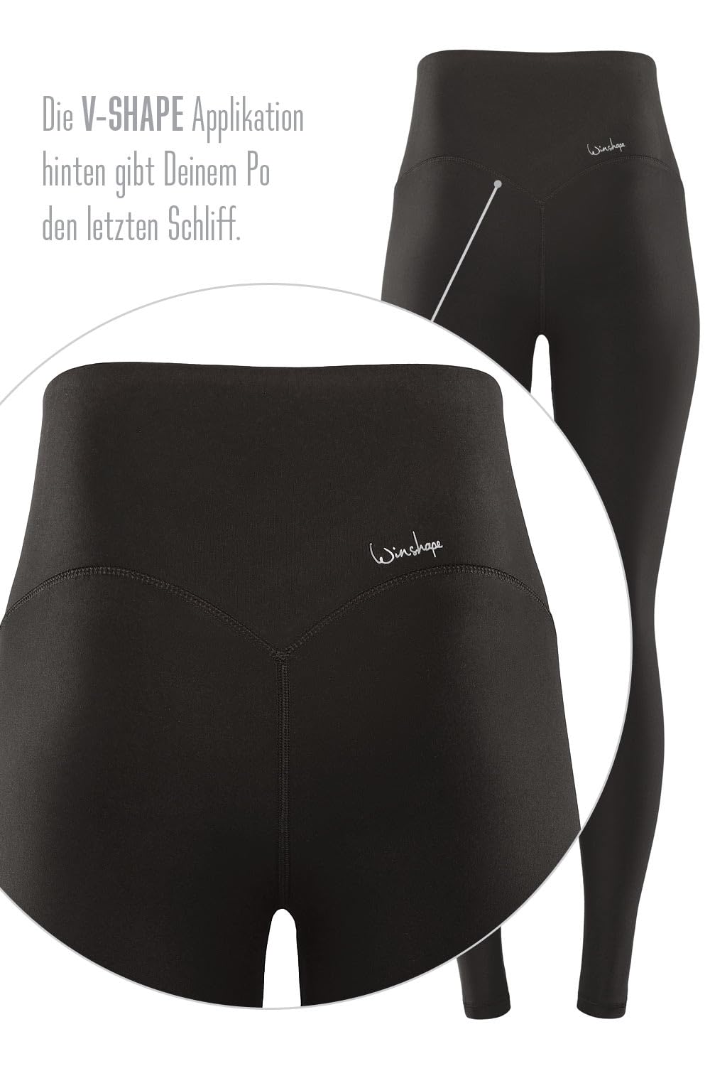 WINSHAPE - Functional Comfort Tights Hwl117c High Waist, Leggings Donna