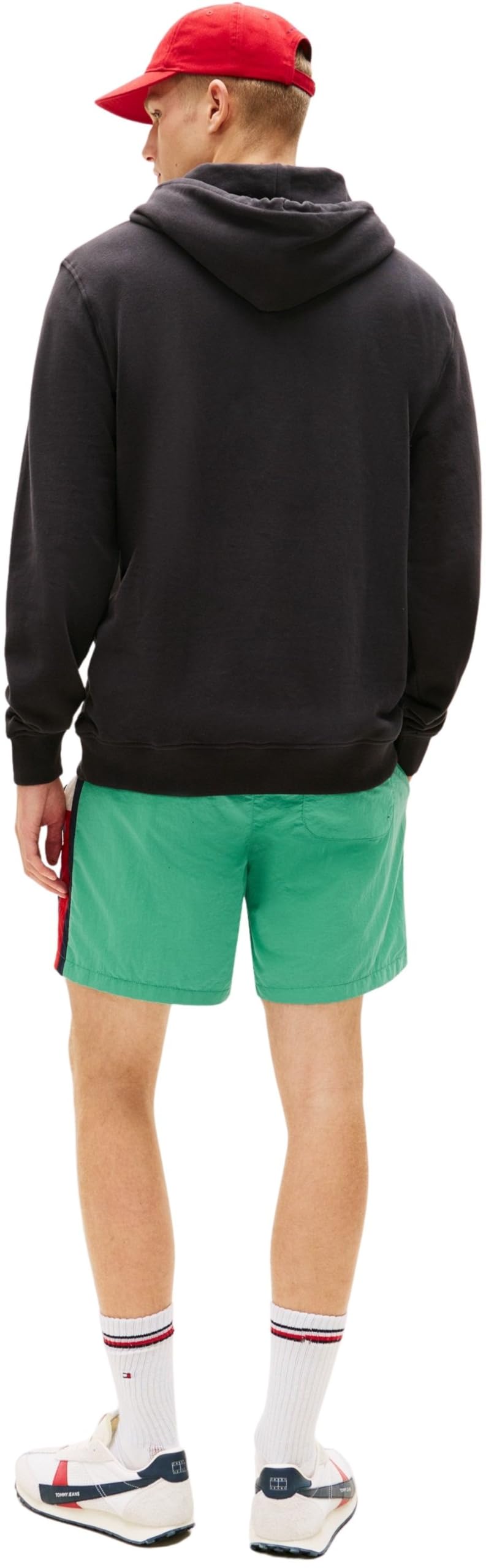 Tommy Jeans Tjm Reg Entry Sign Hoodie Ext Dm0dm22680 Felpa con Cappuccio Uomo (Pacco da 1)