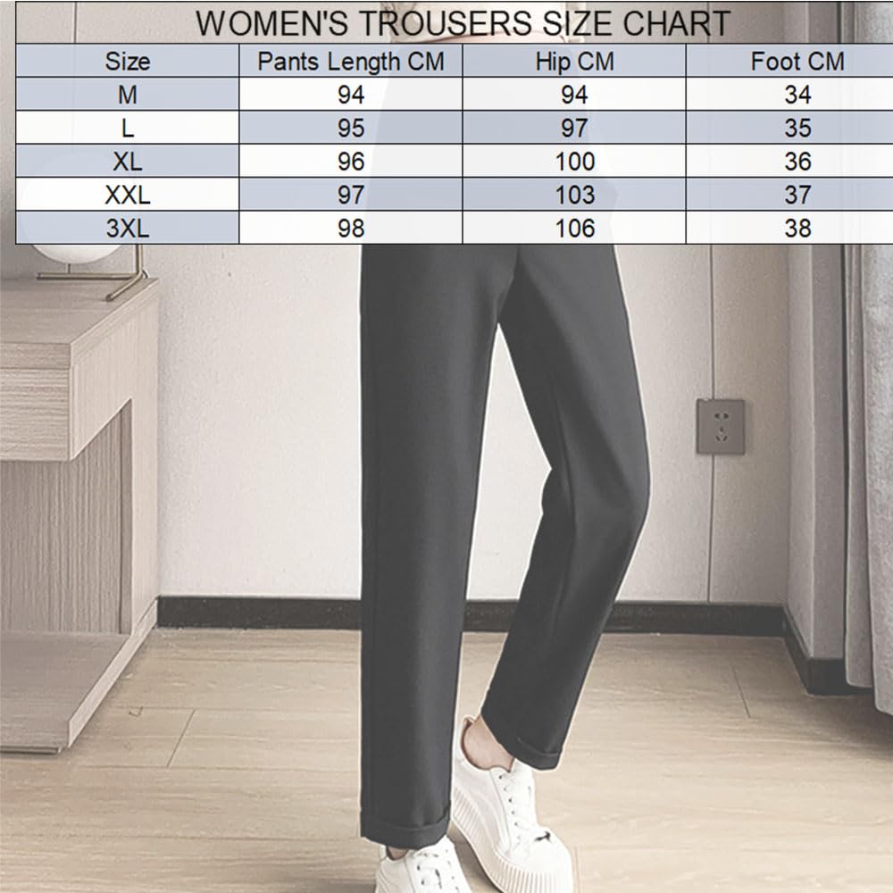 Noir Pantalon de Grossesse Femme Grande Taille Confortable Élastique Pantalon de Jogging Ample Bas Large Décontracté Taille Haute Maternité pour Sport Yoga