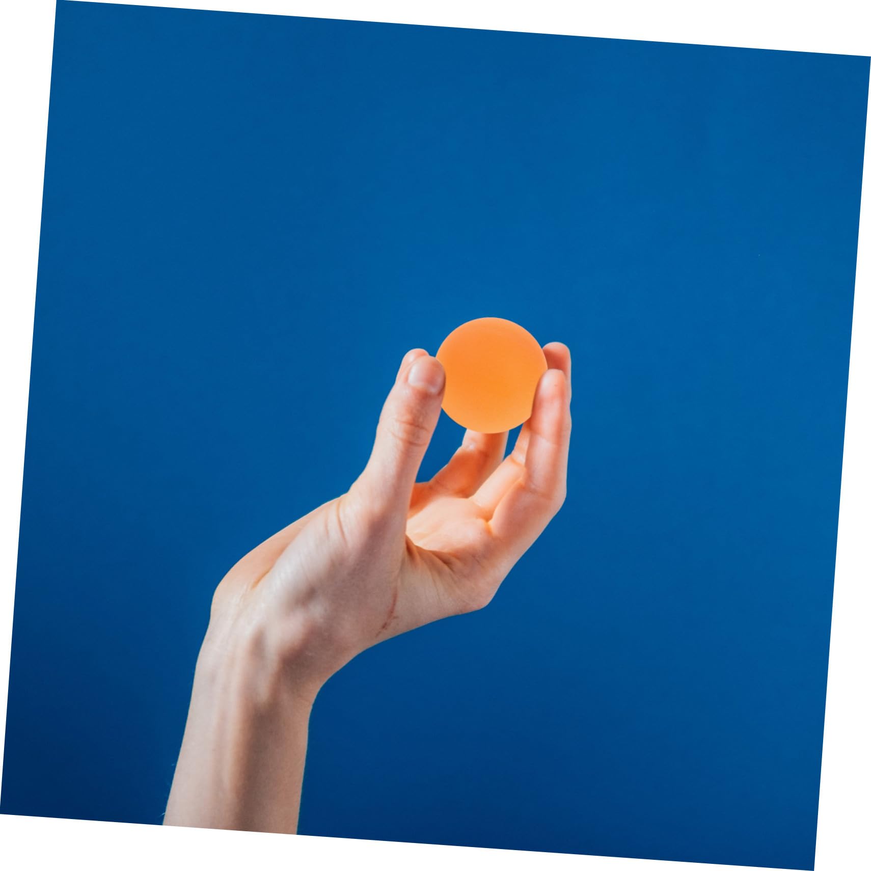 TOYANDONA Balones de Tenis de Mesa Pequeñas 10 Piezas Plástico para Entrenamiento Profesional Competición y Juegos