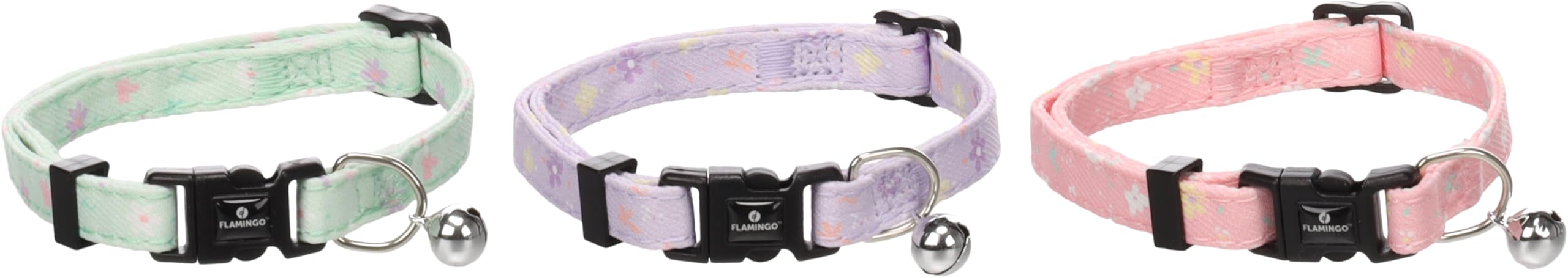 Flamingo Cat Collar Ami Multiple colours 20-34cm 10mm