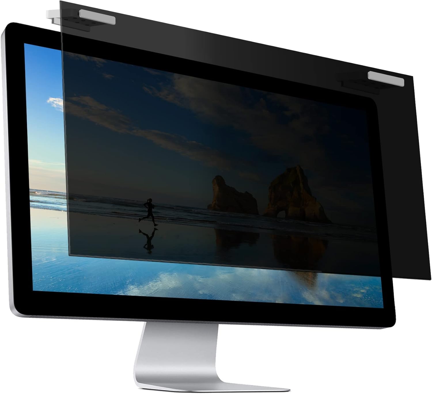 Hanging Computer Privacy Screen Filter for Widescreen Monitors 20 Inch to 22 Inch (20",20.1",21.5",22") 16:9/16:10 Aspect Ratio