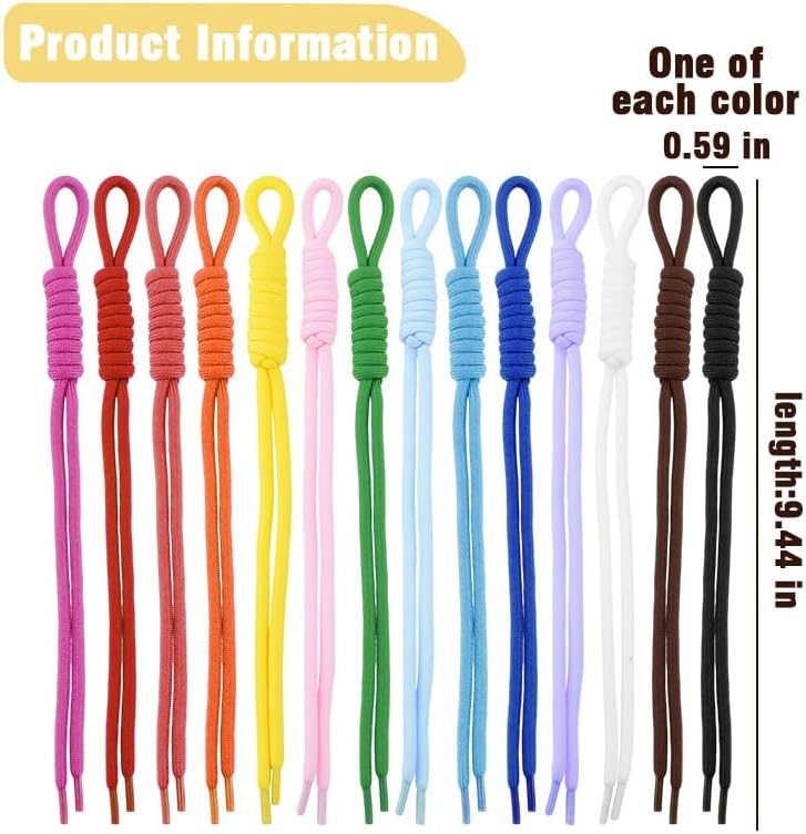 Colorful DIY Paracord Keychain Bulk DIY Paracord Keychain Lanyard Hand Woven Braided Nylon Rope image 5