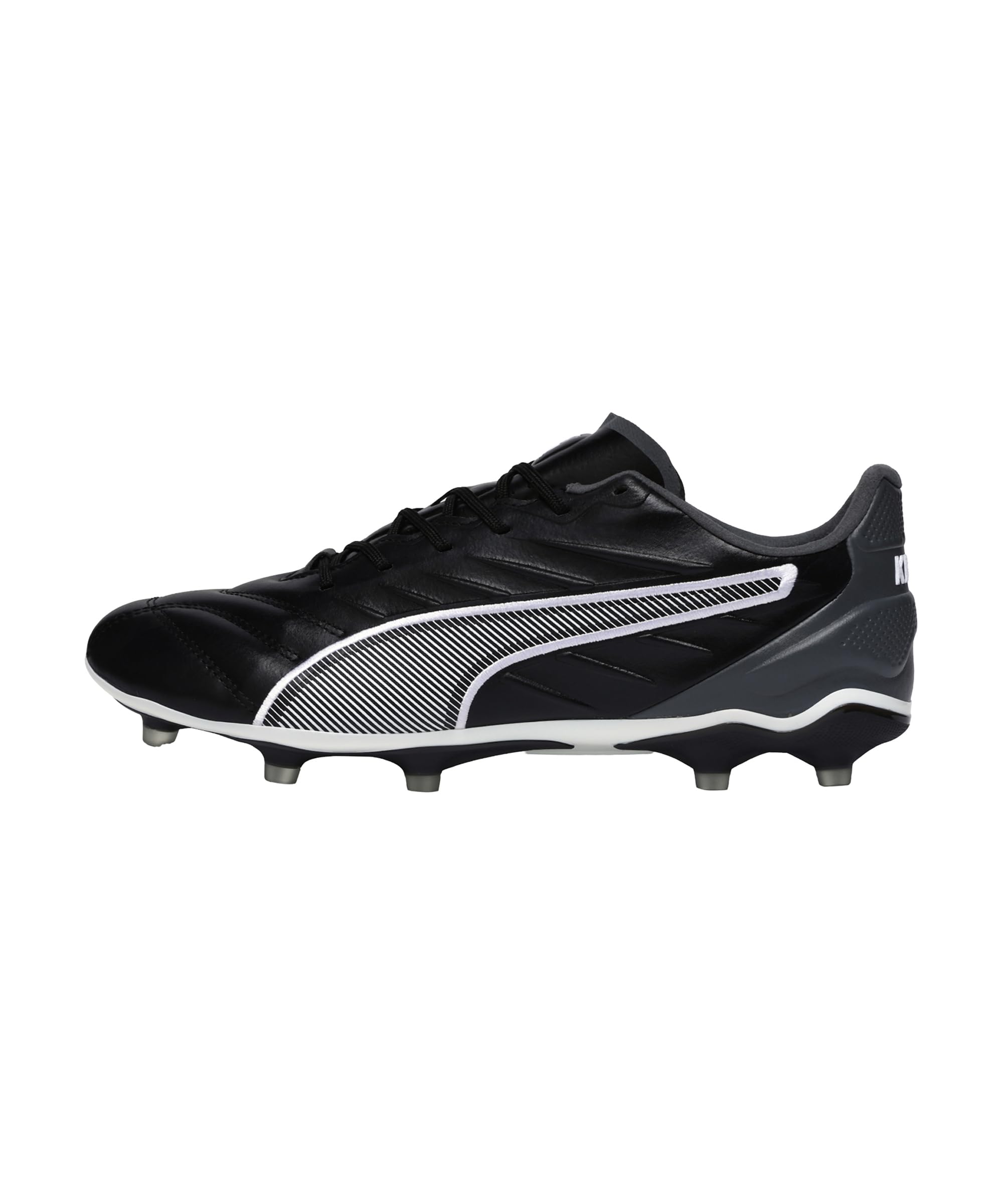 Puma Unisex Adults King PRO FG/AG Soccer Shoe, Puma Black-Puma White-COOL Dark Gray, 41 EU